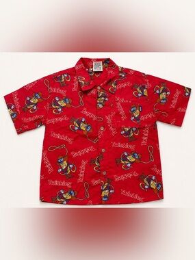 Vintage Twinkies The Kid Boys Size 10 Button Up Shirt Western Cowboy​